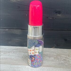 Vintage Lisa Frank Lipstick‎ Container with Nail Stickers